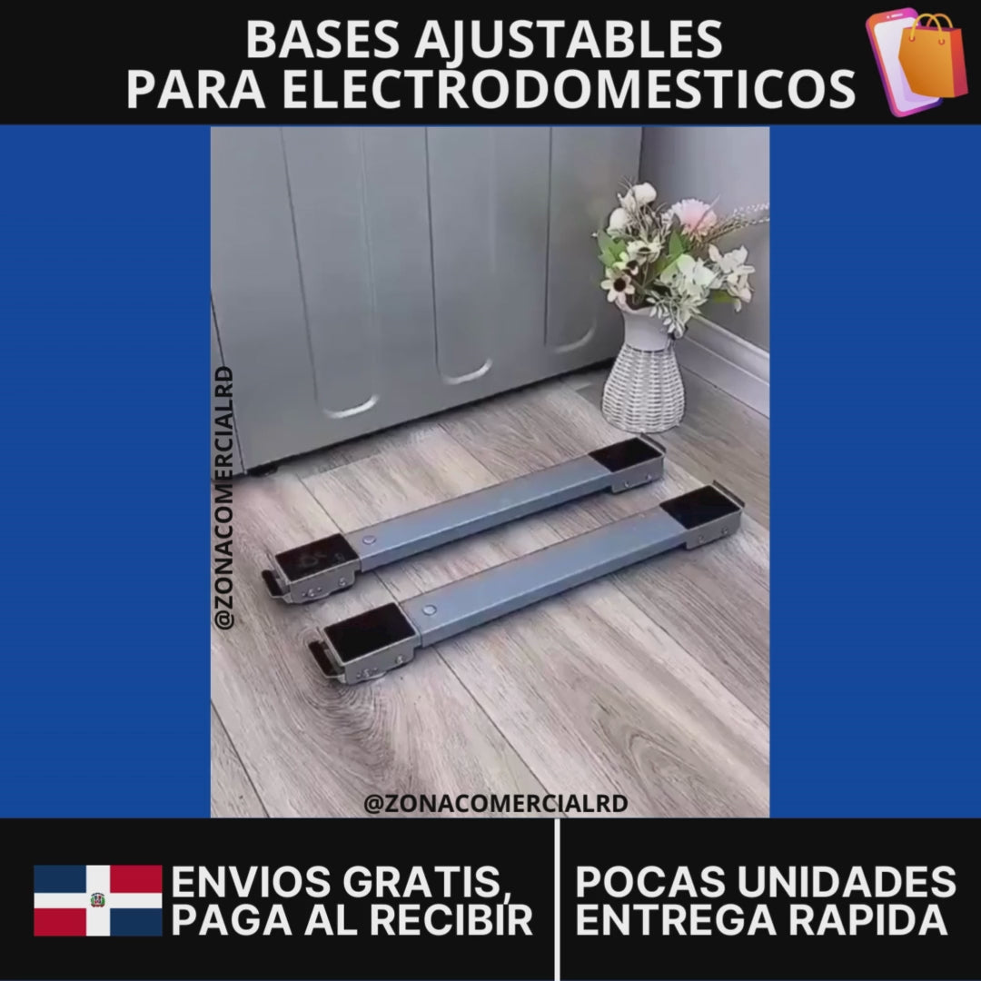 Bases ajustables para electrodomésticos